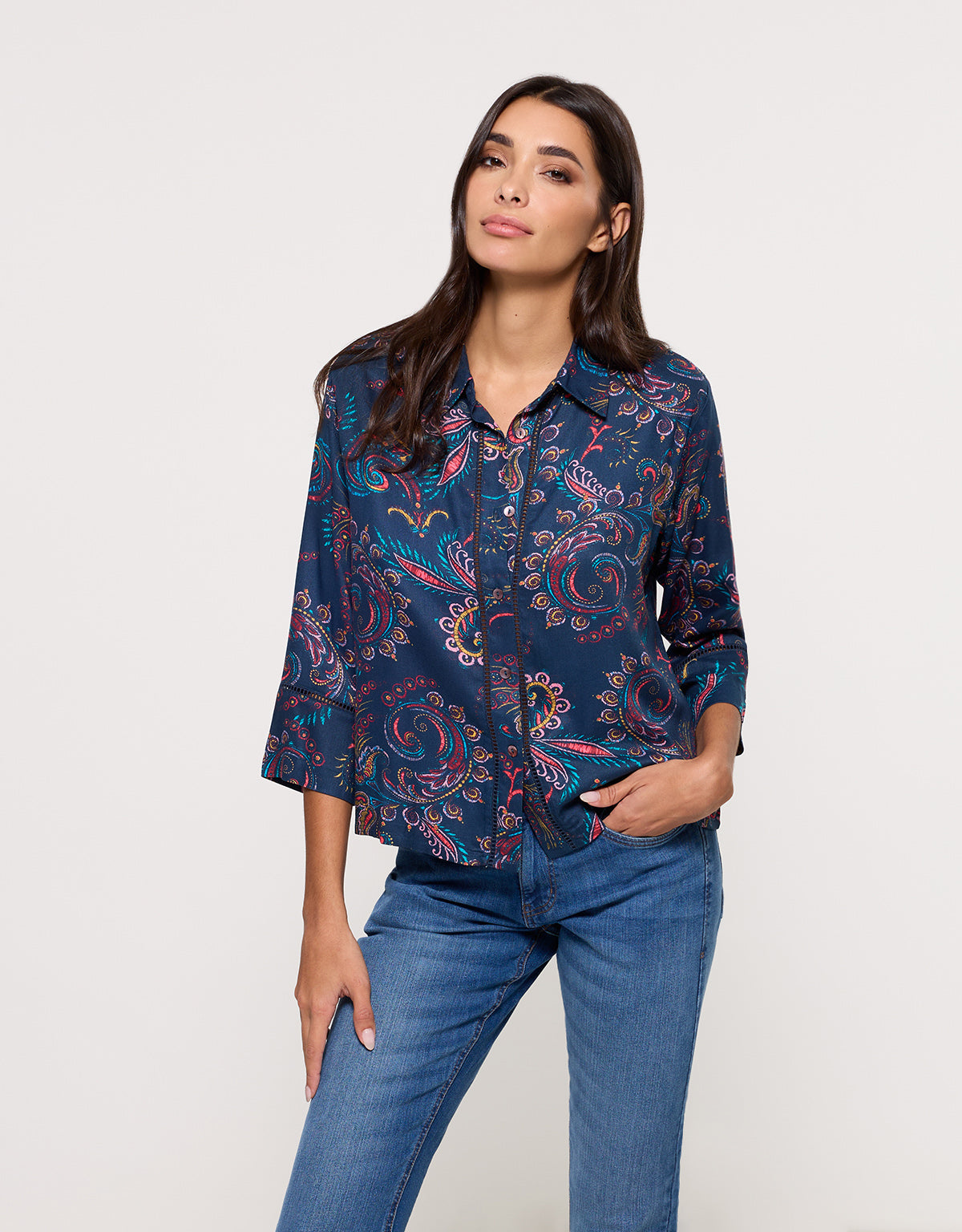 Camisa Manga Larga Azul Marino - Herisir 1