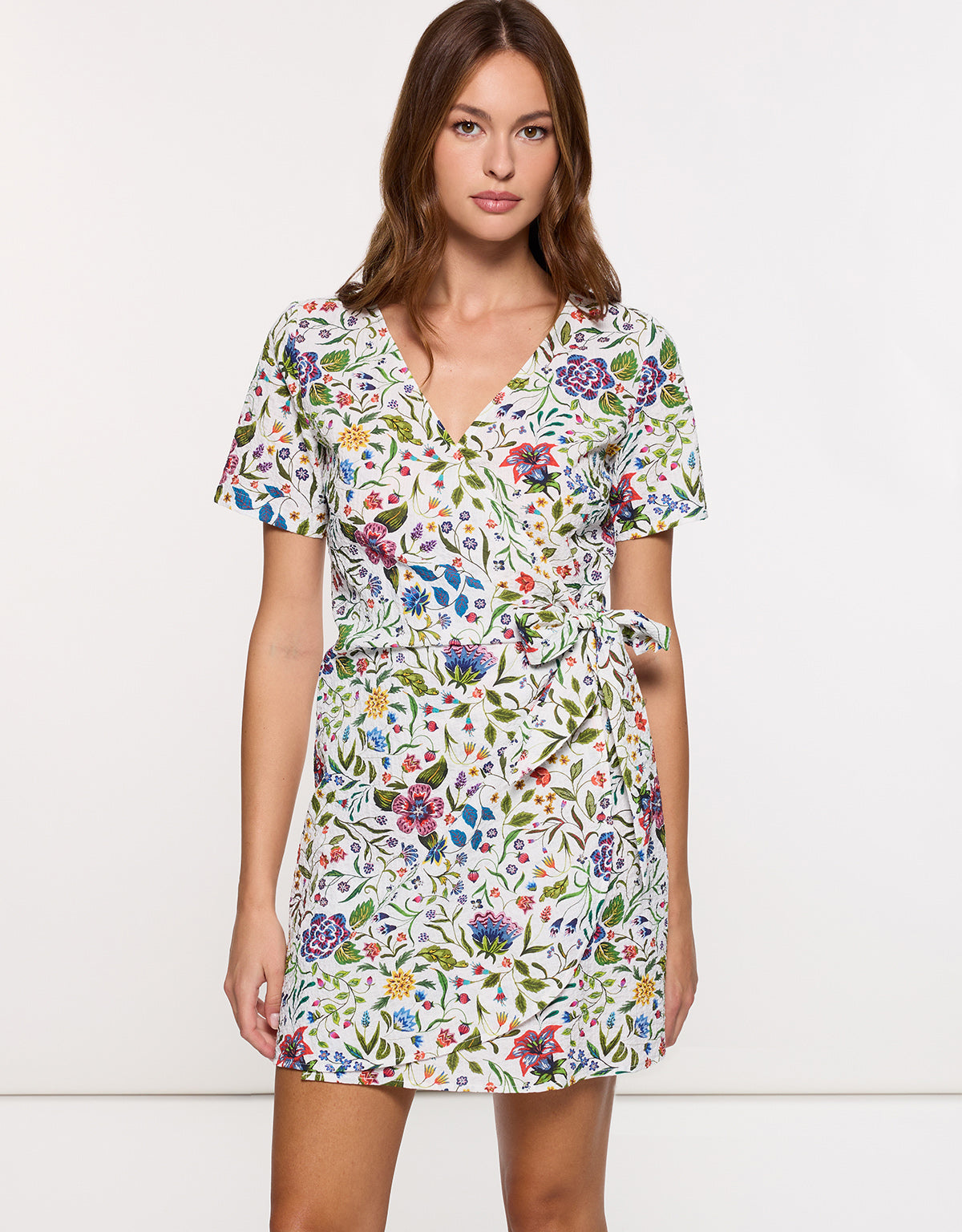 Vestido Corto Blanco - Wrapi 2