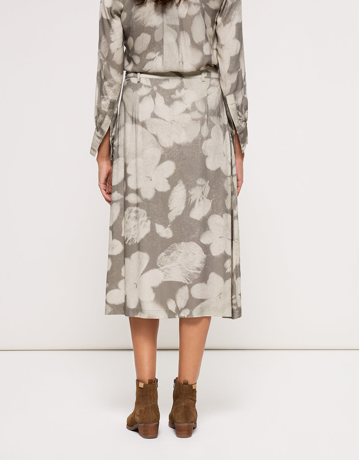 Falda Midi Verde - Lori 4