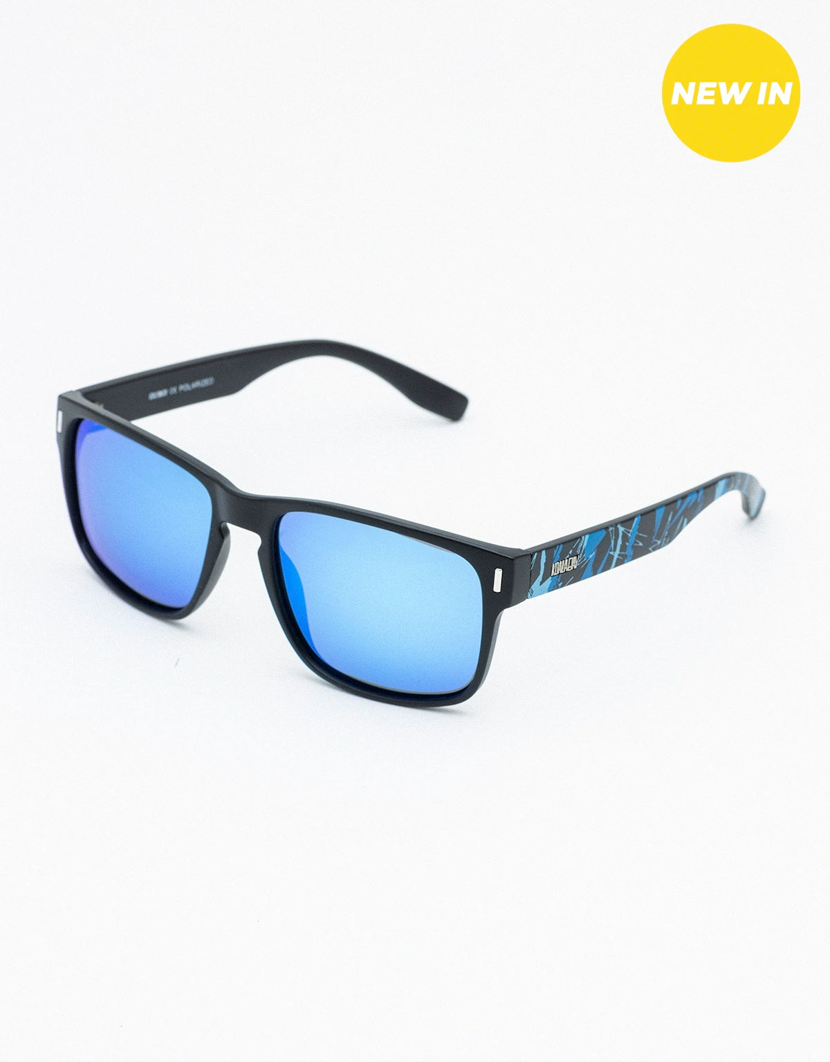 Gafas de Sol Cuadradas Negro y Azul - Tincho