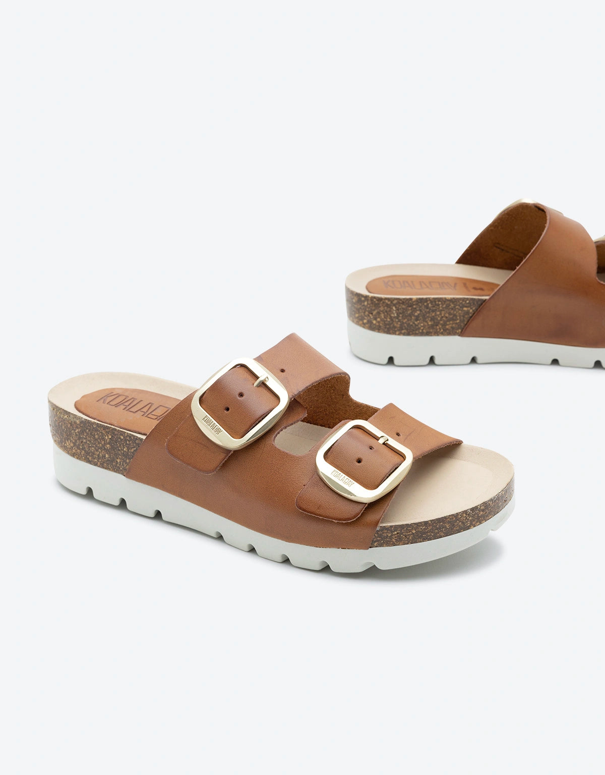 Sandalias Bio Plataforma Marrón - Turín