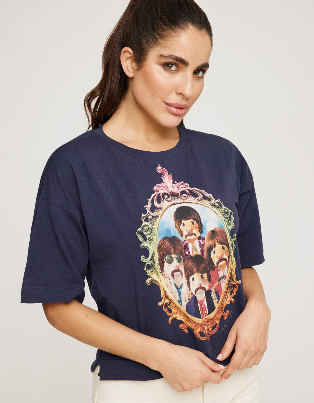 Camiseta Manga Corta Estampado - Birrabit