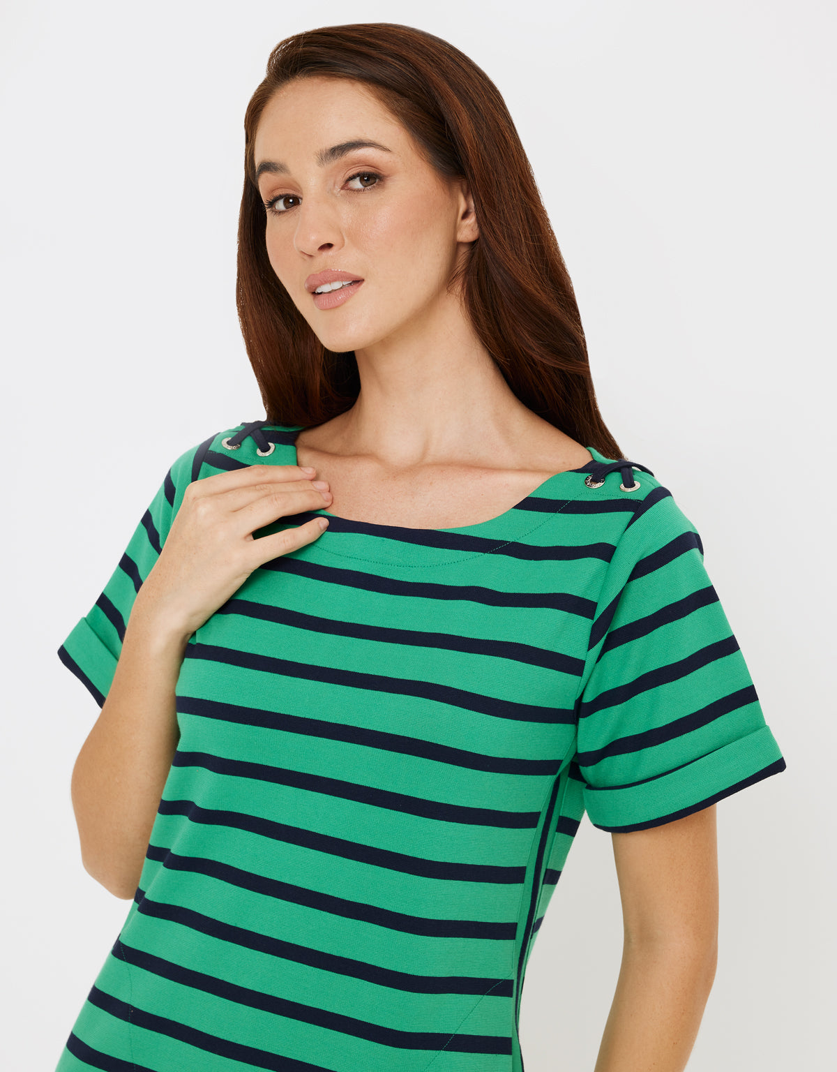 Vestido Corto Rayas - Marini