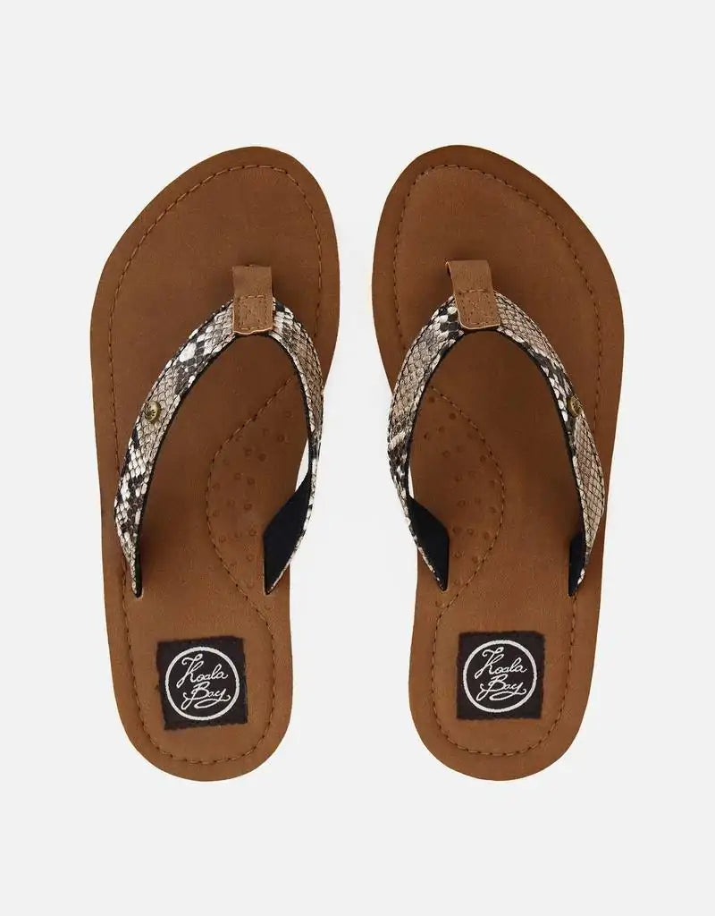 Chancla Cuña Kaibad Marron by Koala Bay