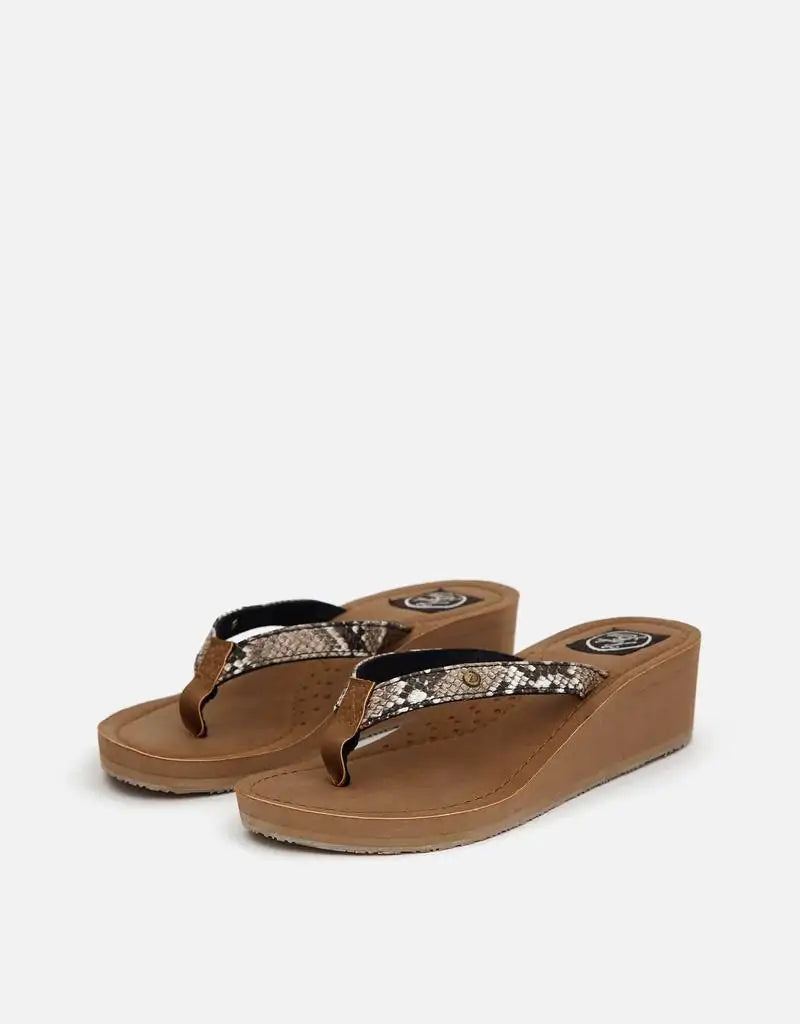 Chancla Cuña Kaibad Marron by Koala Bay