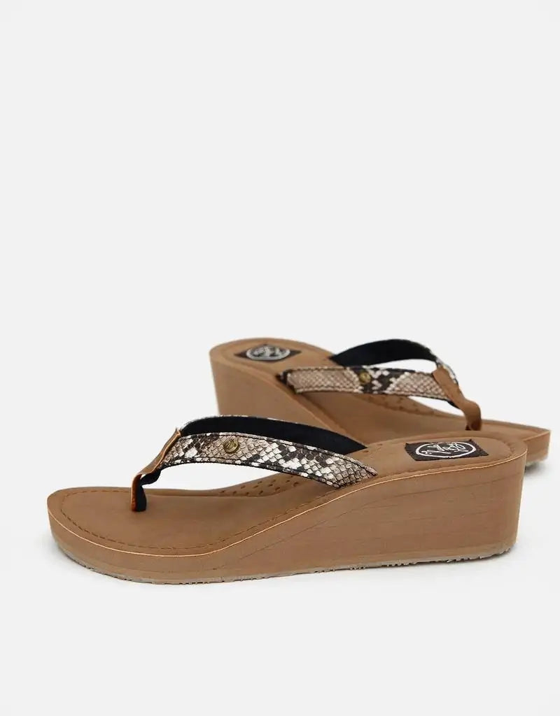 Chancla Cuña Kaibad Marron by Koala Bay