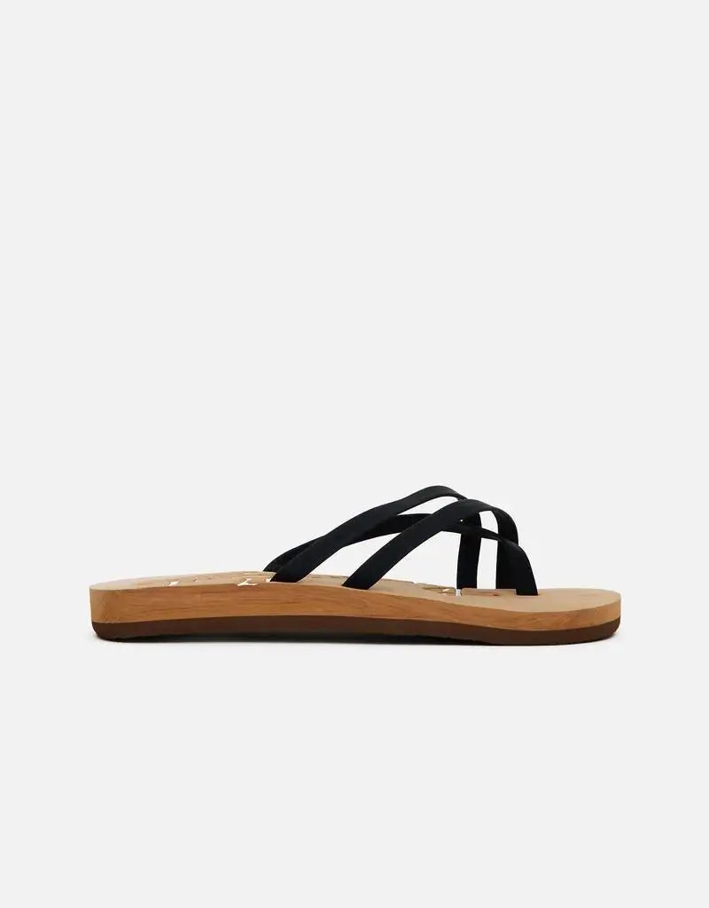 Chancla Dedo Batavia Negro by Koala Bay