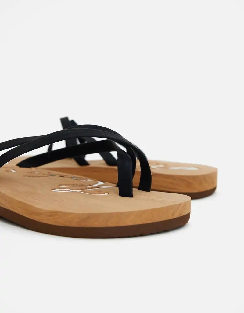 Chancla Dedo Batavia Negro by Koala Bay