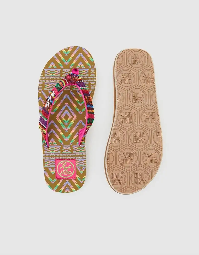 Chancla Dedo Jenner Fucsia by Koala Bay