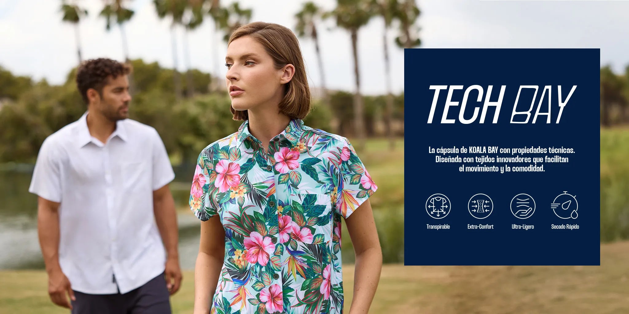 Ropa técnica y transpirable para mujer y hombre. Ropa para golf.