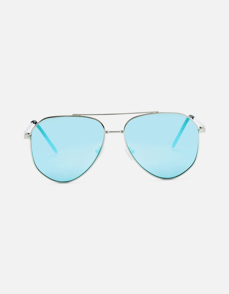 Gafas Sol  Polarizadas Plata Azul - Byron