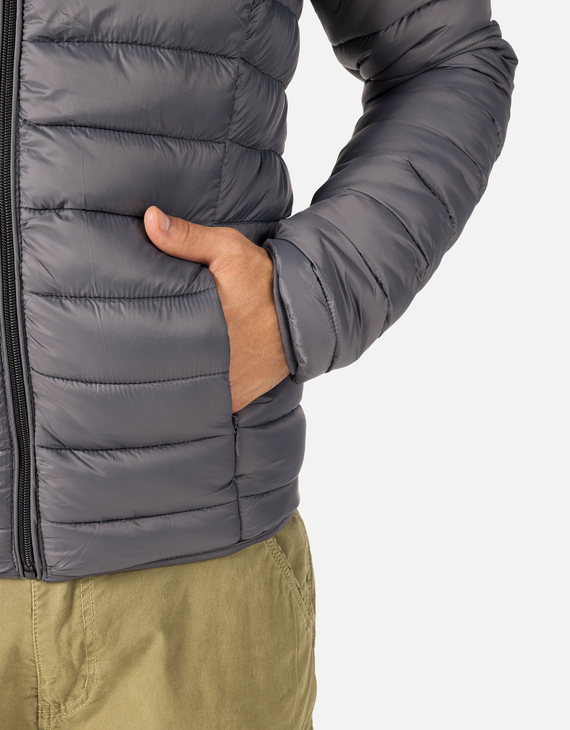 Chaqueta Acolchada Gris - Vesubio 5