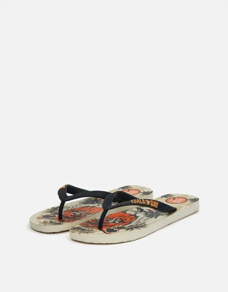 Beige flip flops sales