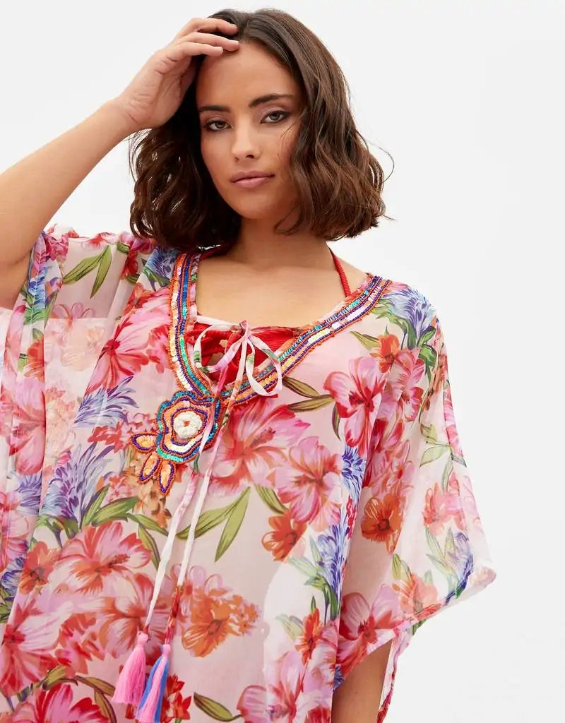 Caftán Cerrado Multicolor - Moringa