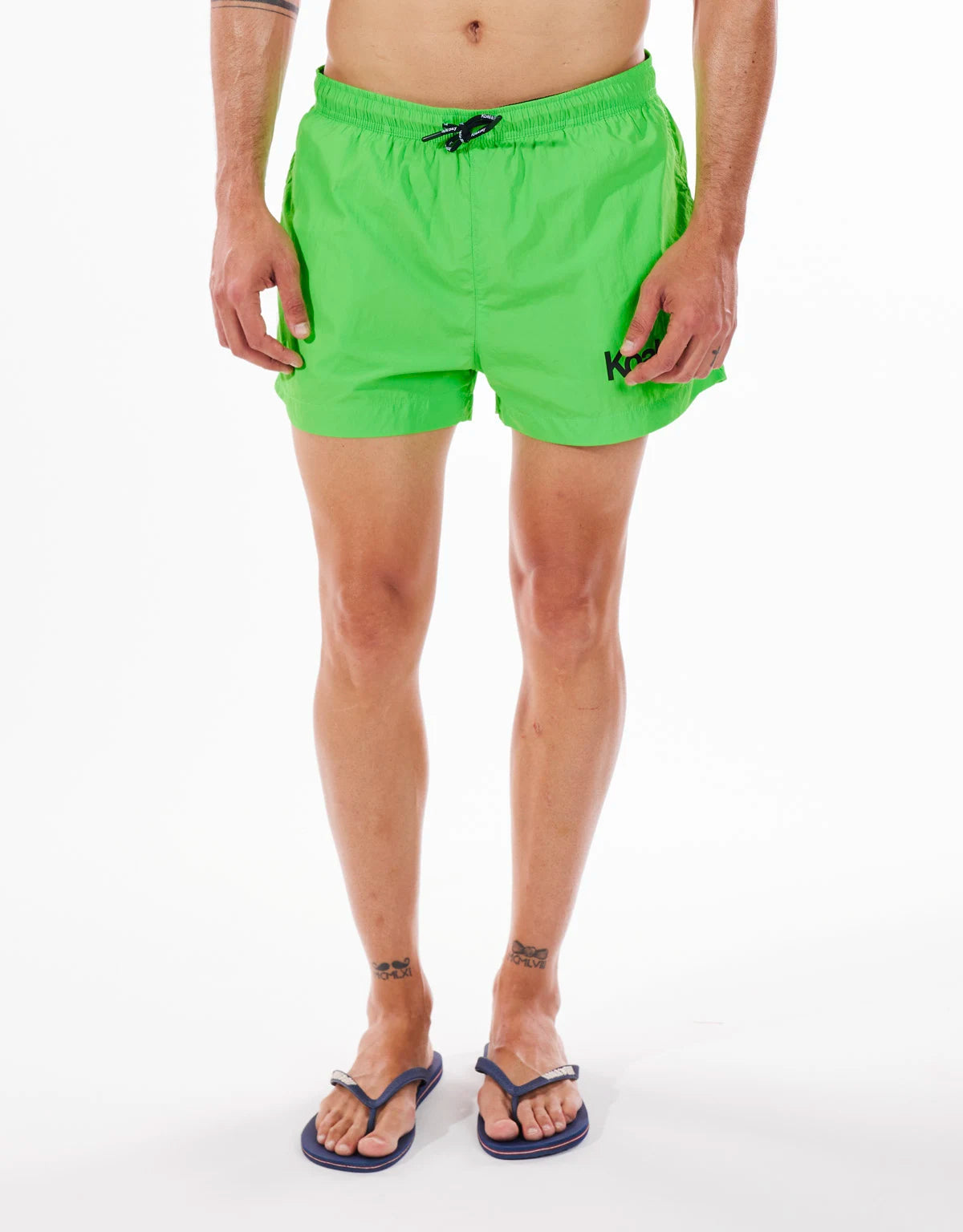 Bañador Corto Verde Flúor - Tony