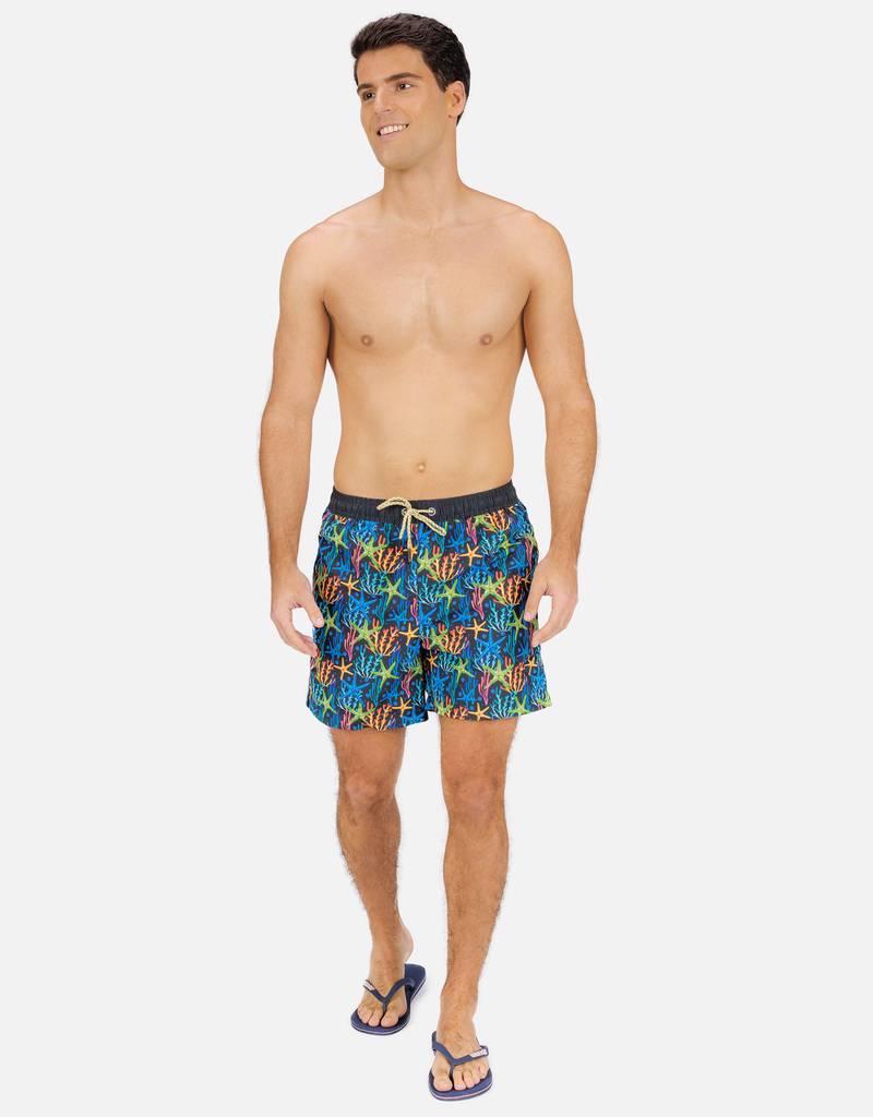 Bañador Regular Microfibra - Coral