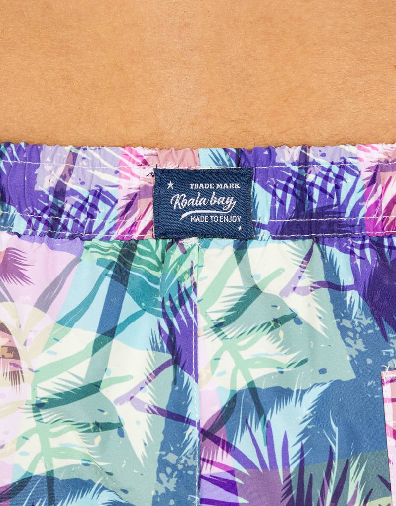 Bañador Corto Microfibra - Collagepalm