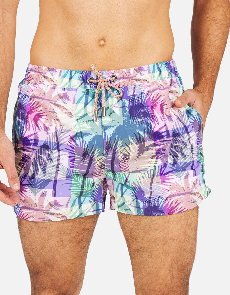 Bañador Corto Microfibra - Collagepalm