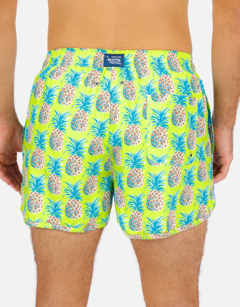 Schnell trocknende Badeshorts – Fluorpin