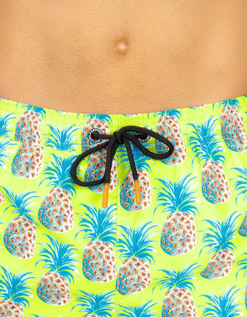 Schnell trocknende Badeshorts – Fluorpin