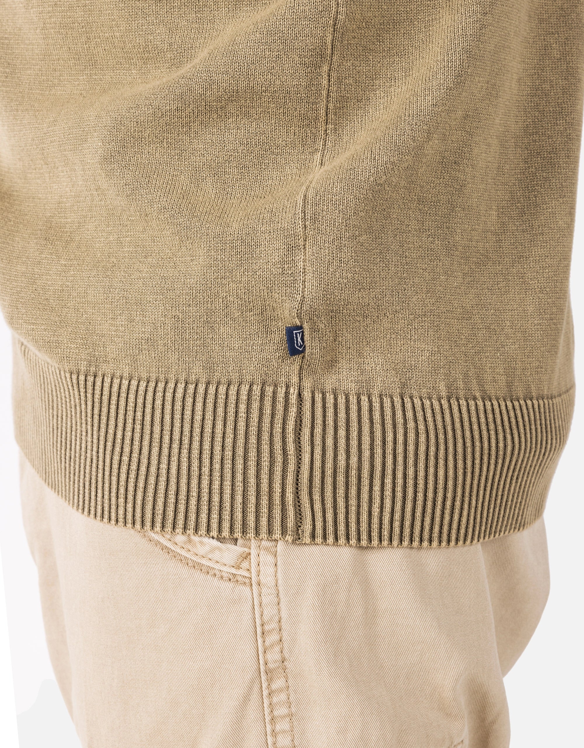 Sudadera con Capucha Algodón Caqui - Rhys 5