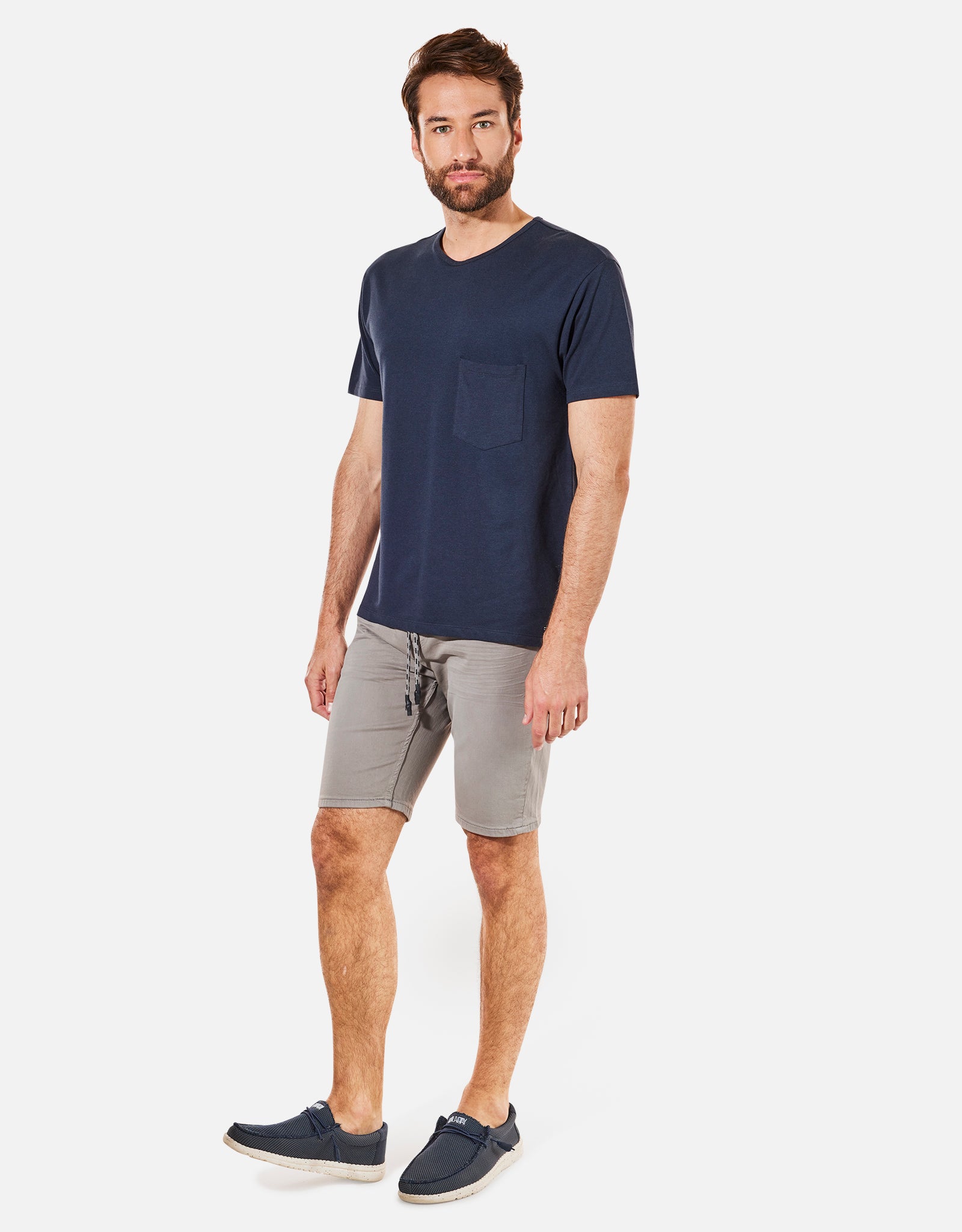 Camiseta Manga Corta Azul Marino - Vada 5