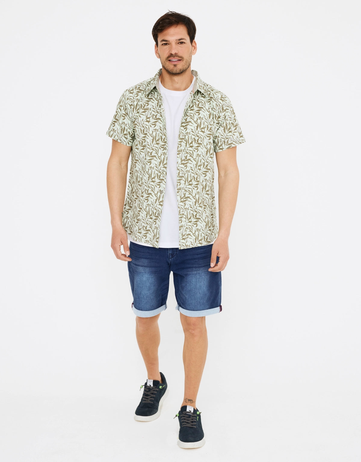 Camisa manga corta caqui 5