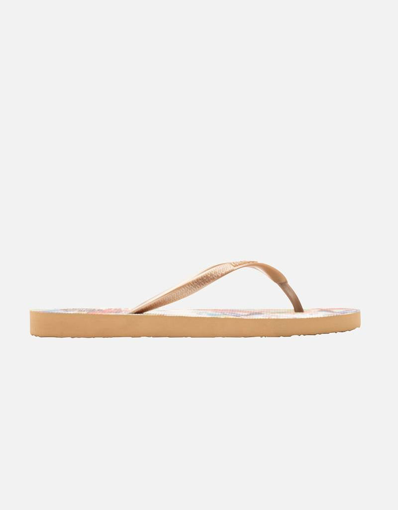 Chancla Dedo Tobago Blanco y Oro by Koala Bay