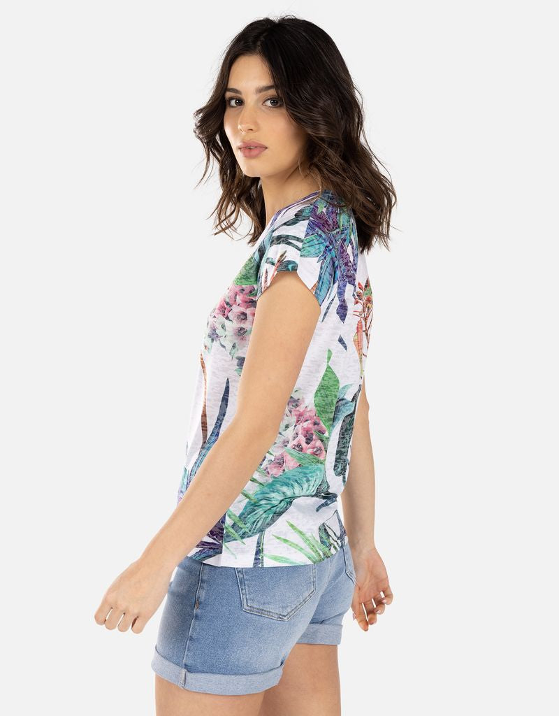 Camiseta Manga Corta Blanco - Nobuyuki 