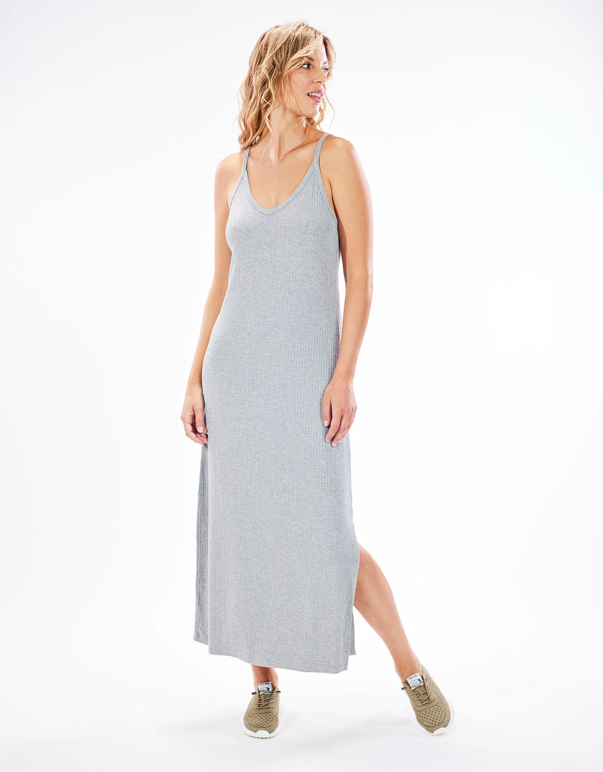 Vestido Largo Gris - Augusta