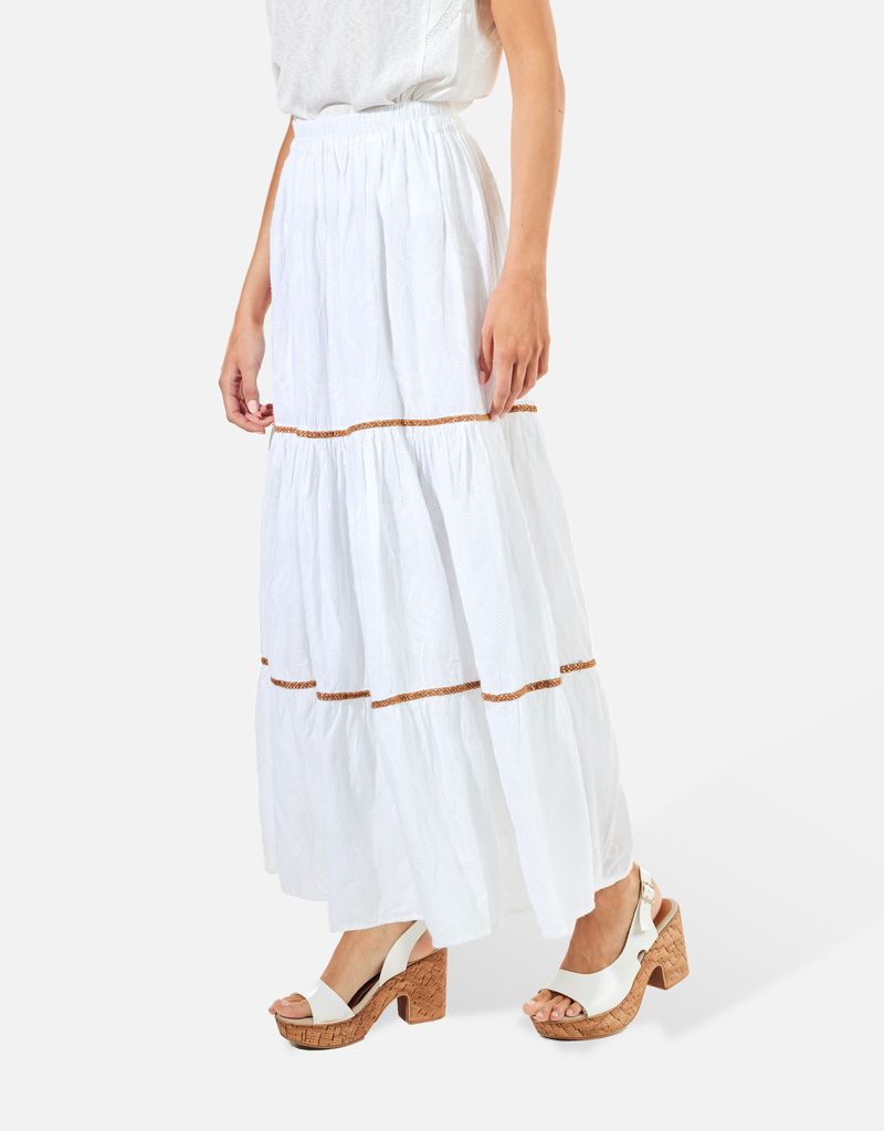 Falda Larga Algodón - Wave