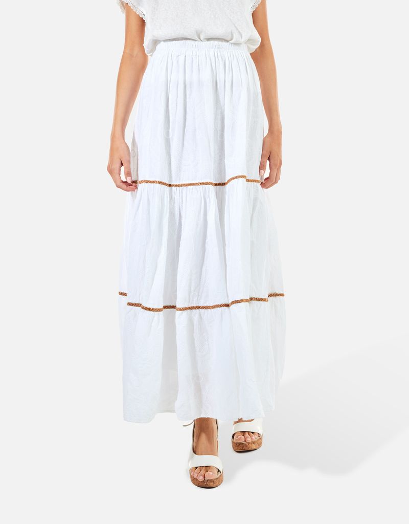 Falda Larga Algodón - Wave