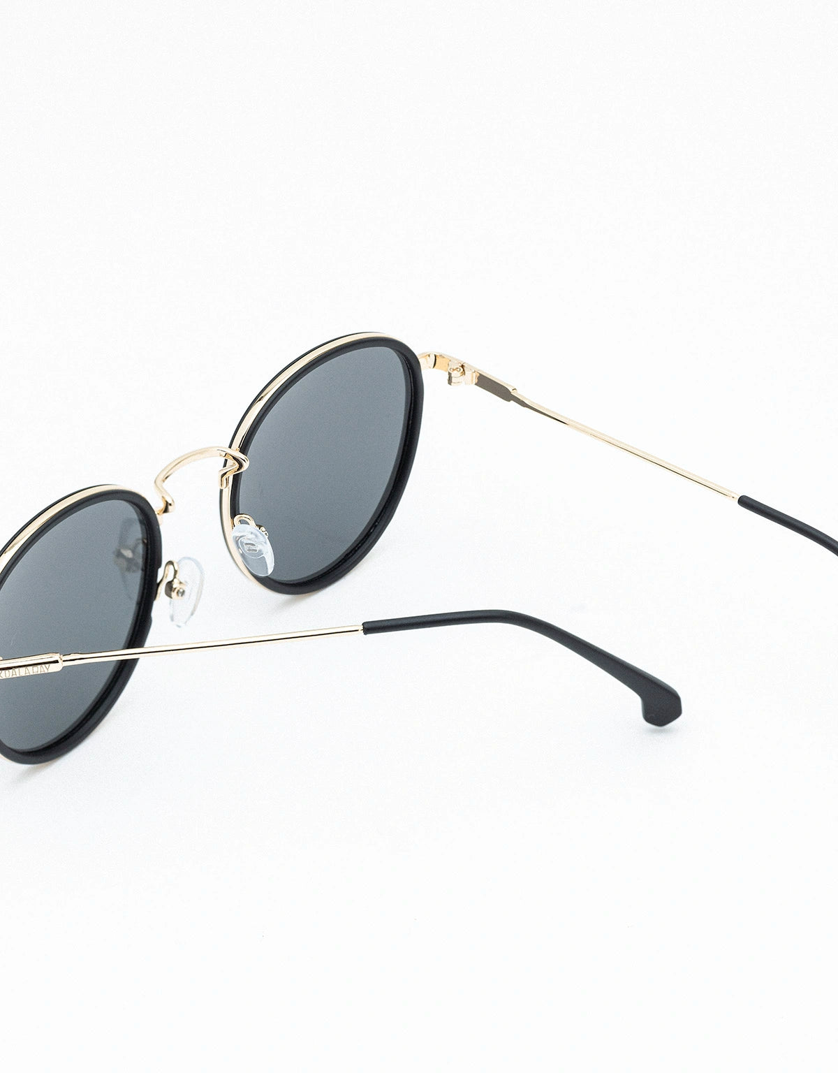 Round Sunglasses Black - Saul