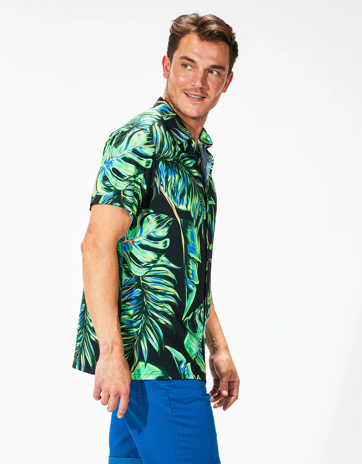 Camisa de Manga Corta Tropical - Wineglass 3