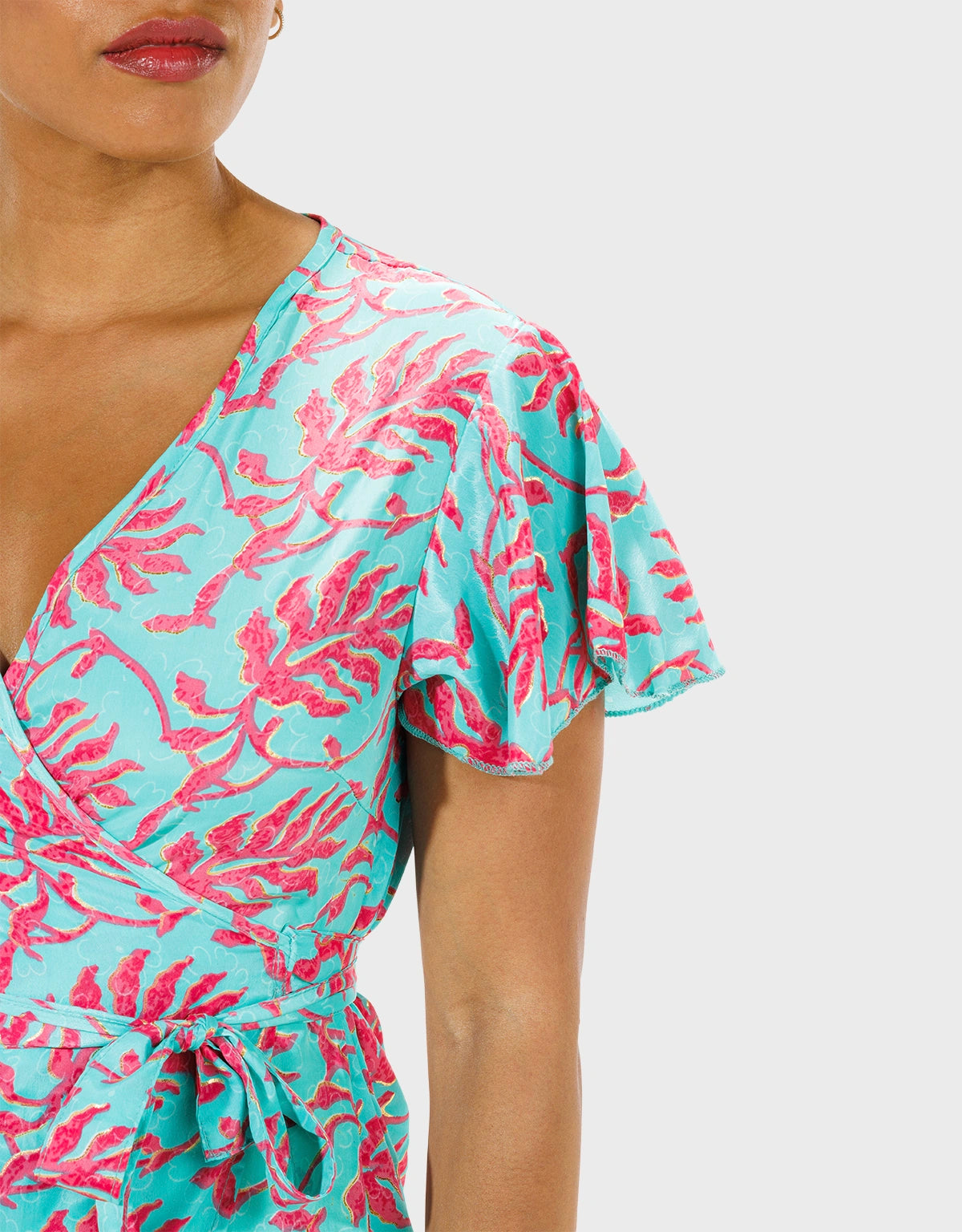 Vestido Corto Manga Corta - Feliz