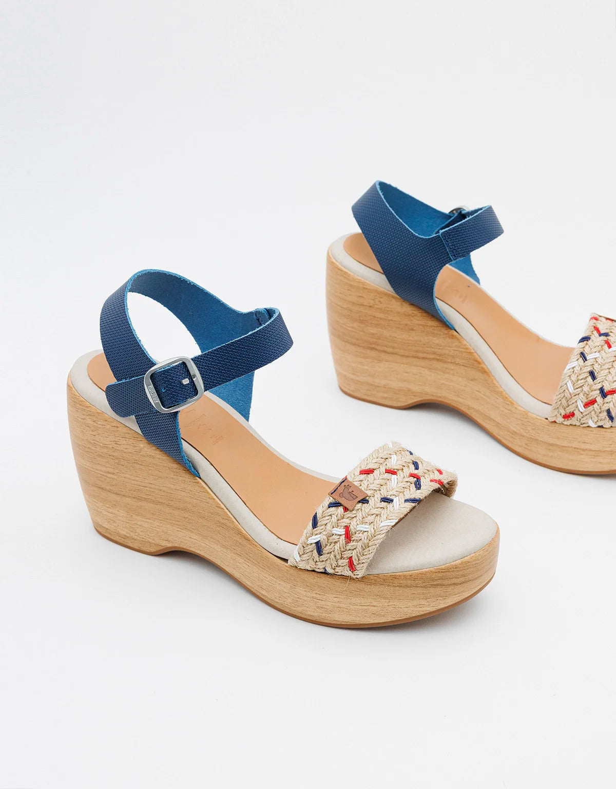 Sandalias de Cuña Azul Marino - Ragusa