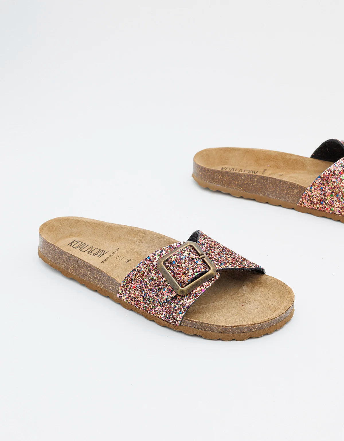 Sandalia Bio Glitter Hebilla Kalbai by Koala Bay