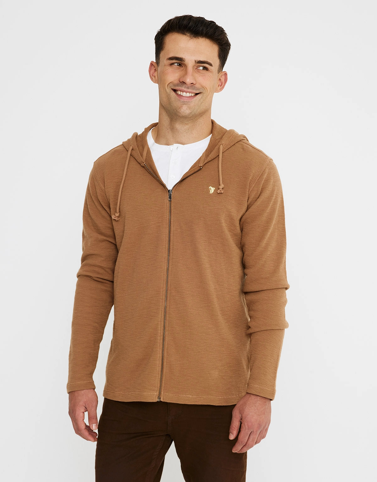 Sudadera con Capucha Algodón Beige- Golpizip