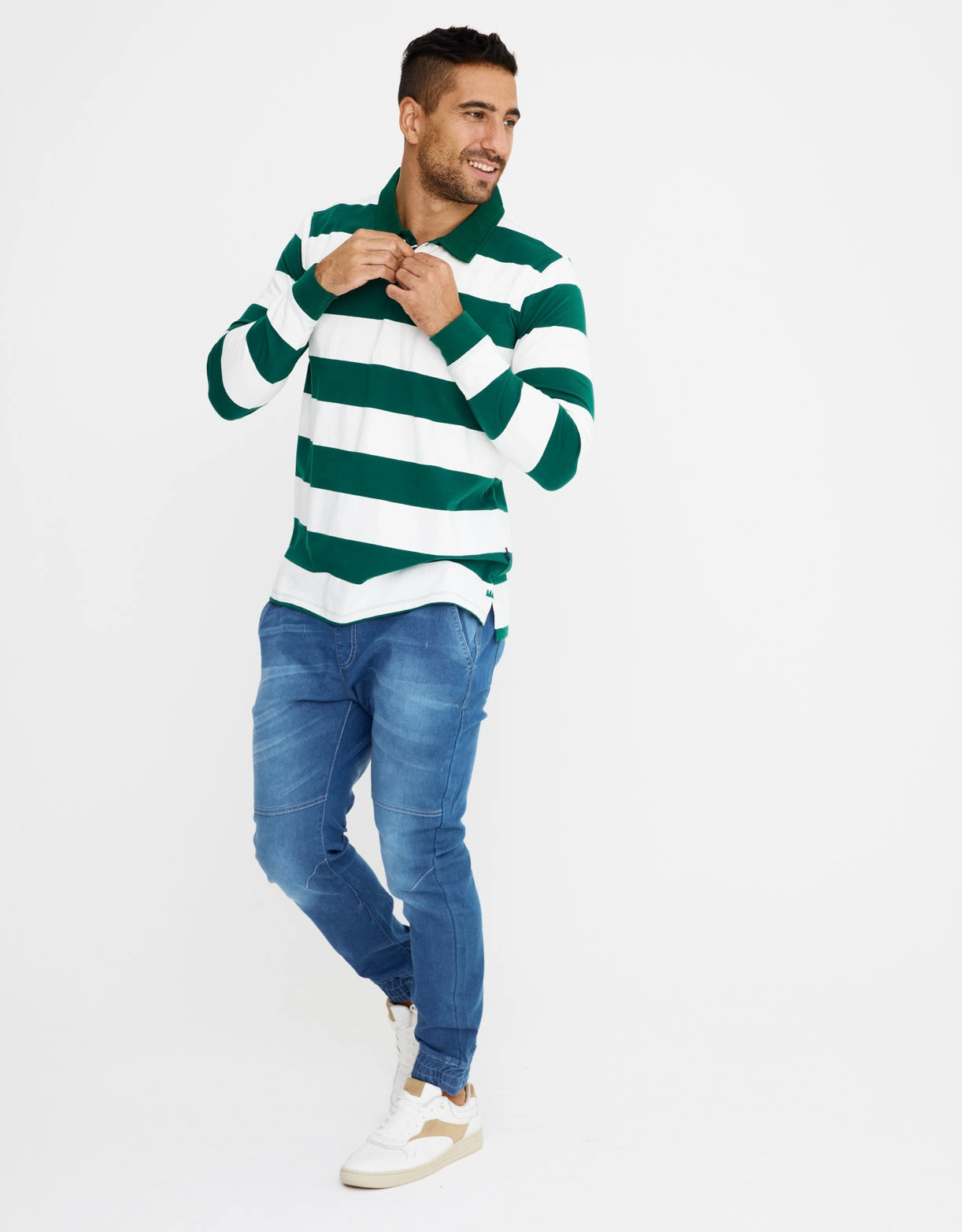 Polo Manga Larga Rayas - Jaybe 