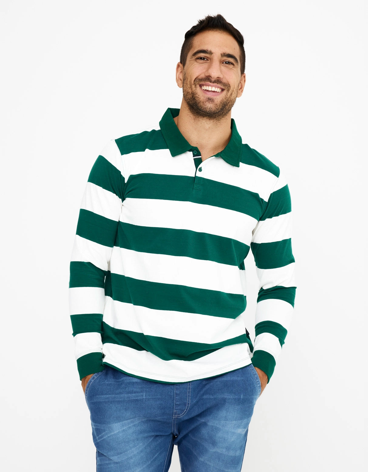 Polo Manga Larga Rayas - Jaybe 