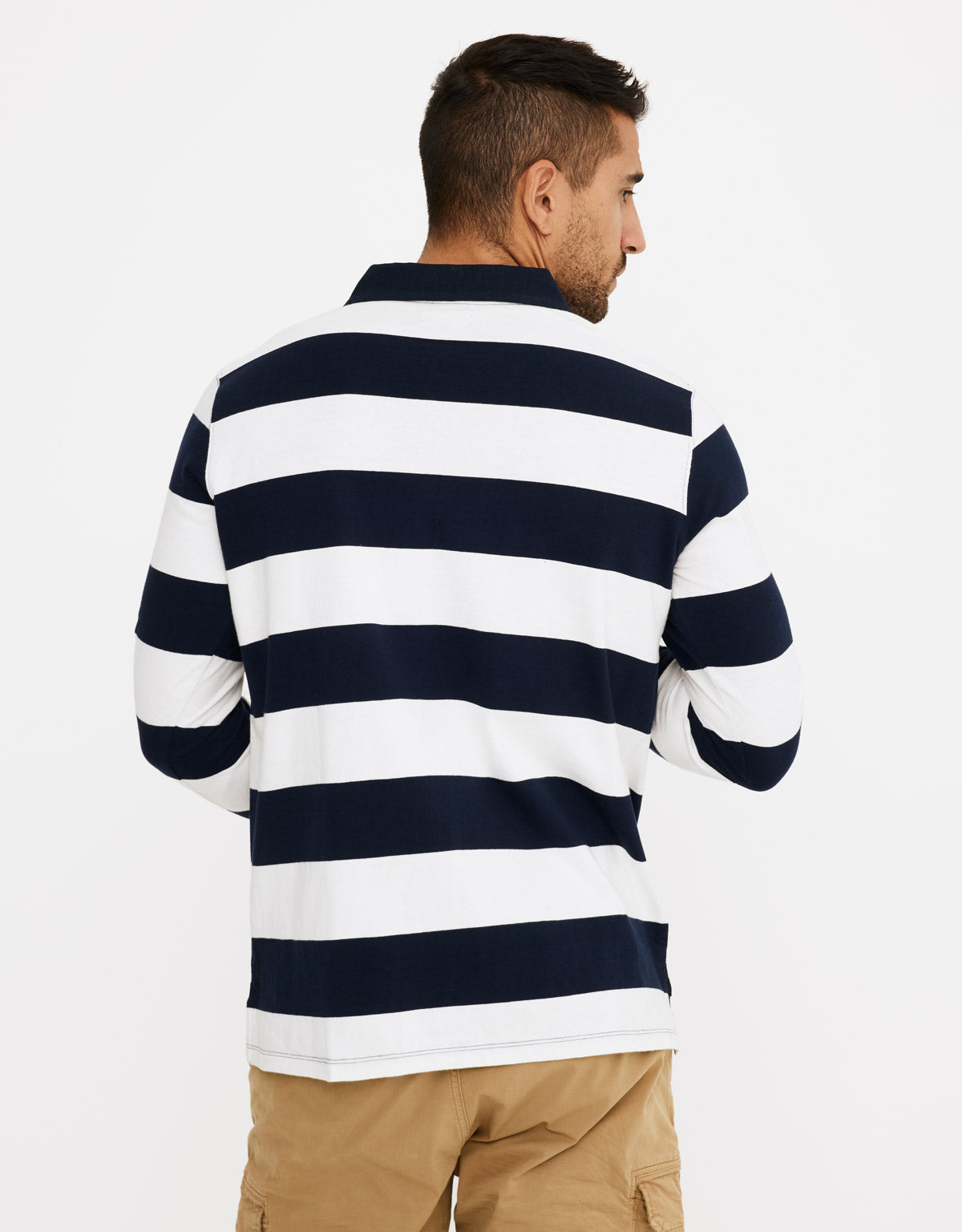 Polo Manga Larga Rayas para Hombre Jaybe by Koala Bay 24 48h