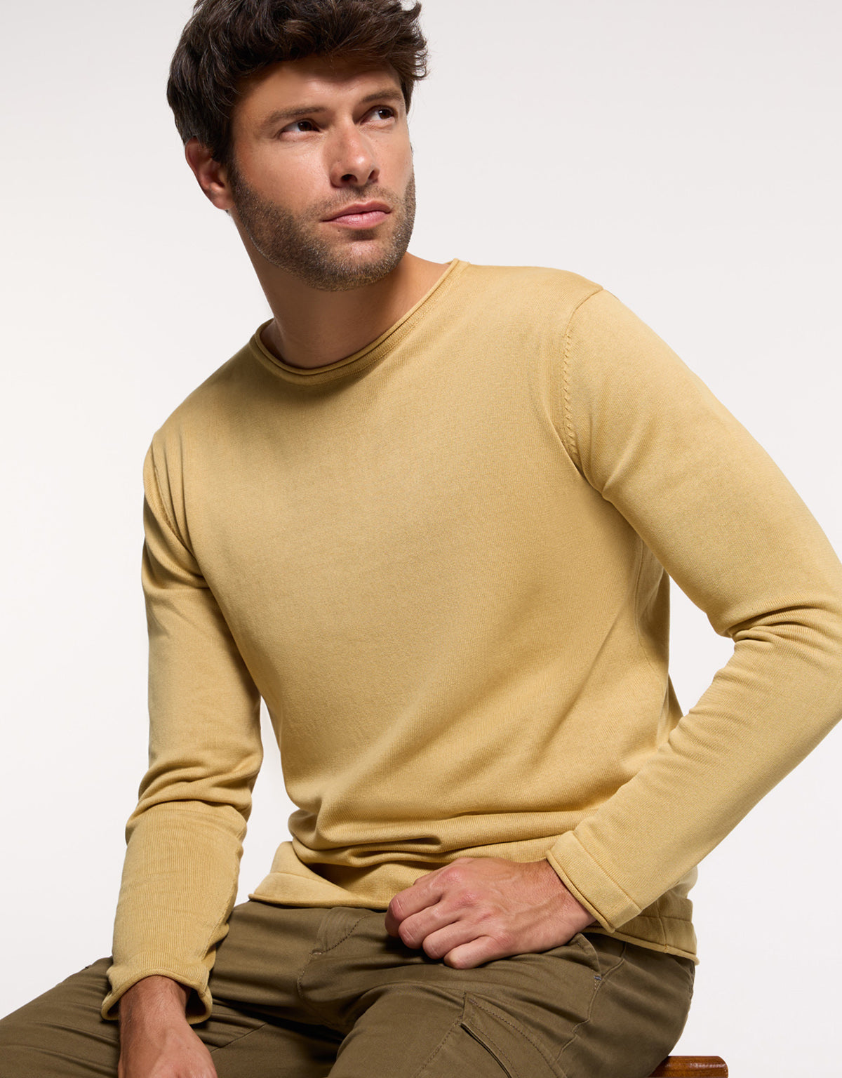 Jersey Manga Larga Algodón Amarillo - Jacks 5