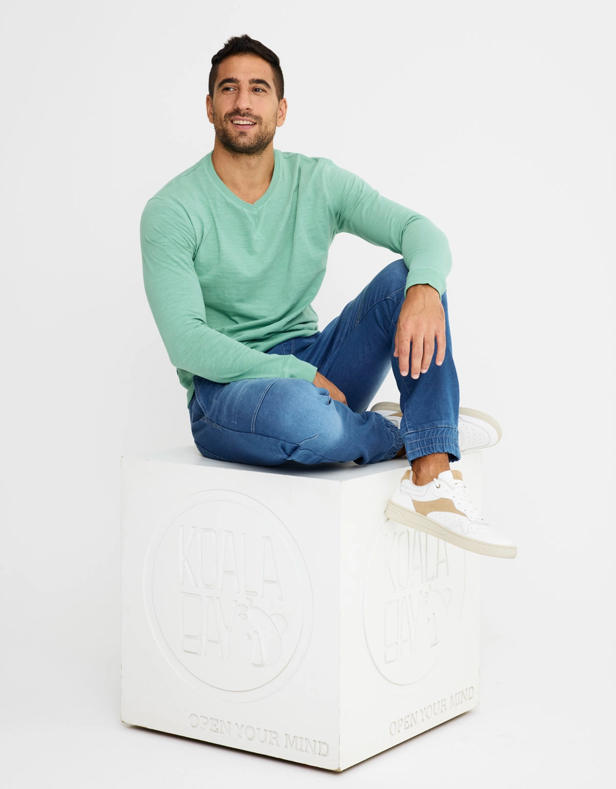 Sudadera sin Capucha Algodón - Dendin 