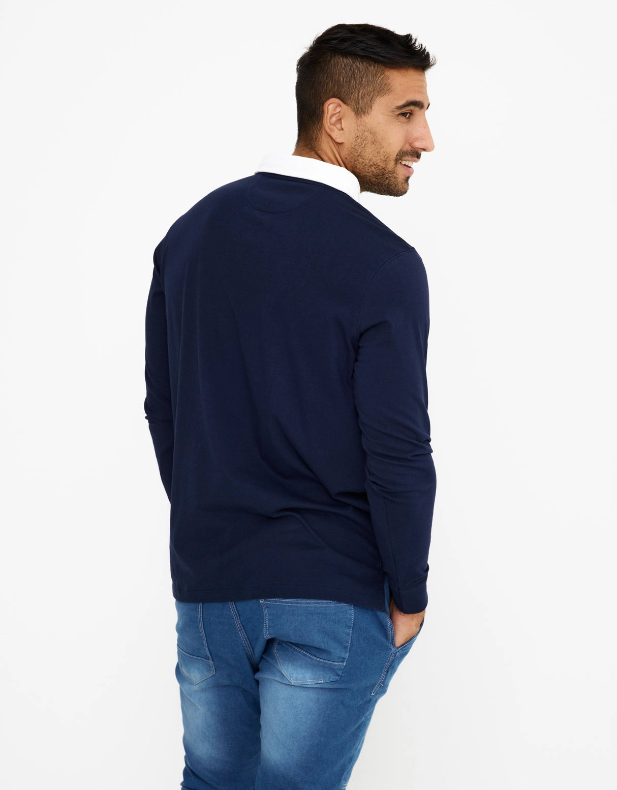 Polo Manga Larga - Dente