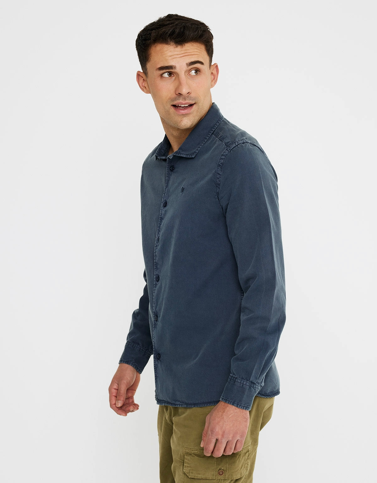 Camisa Manga Larga Algodón - Bacton 