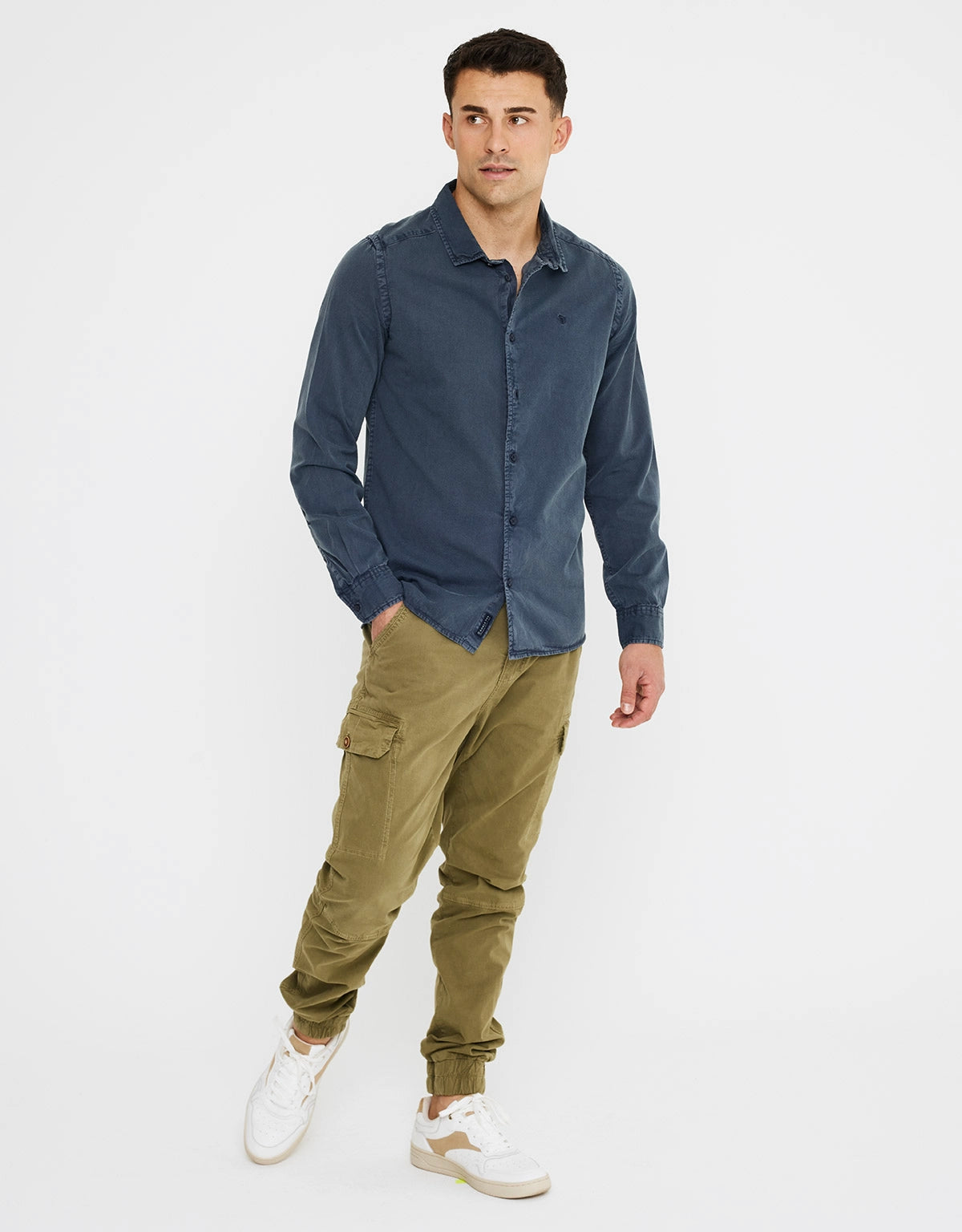 Camisa Manga Larga Algodón - Bacton 