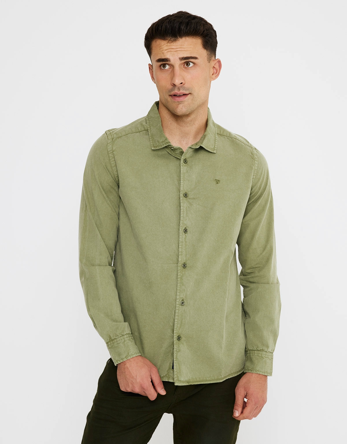 Camisa Manga Larga Algodón - Bacton 