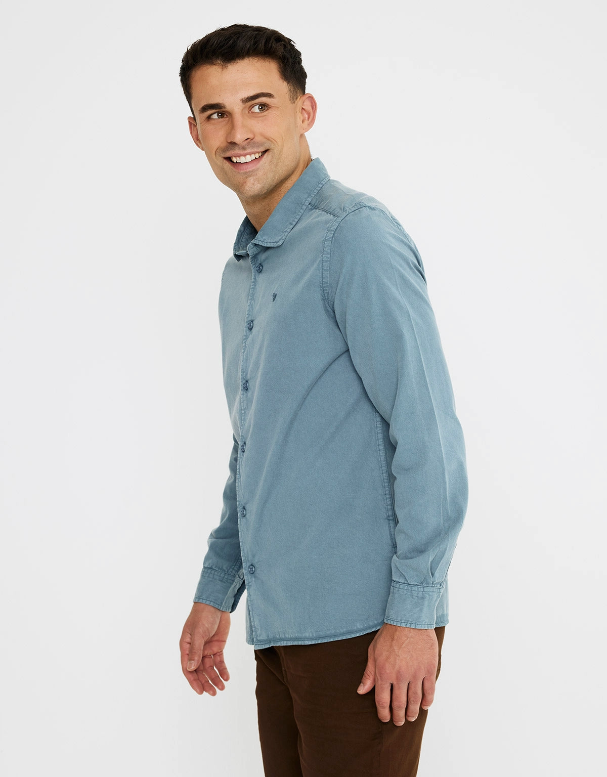 Camisa Manga Larga Algodón - Bacton 