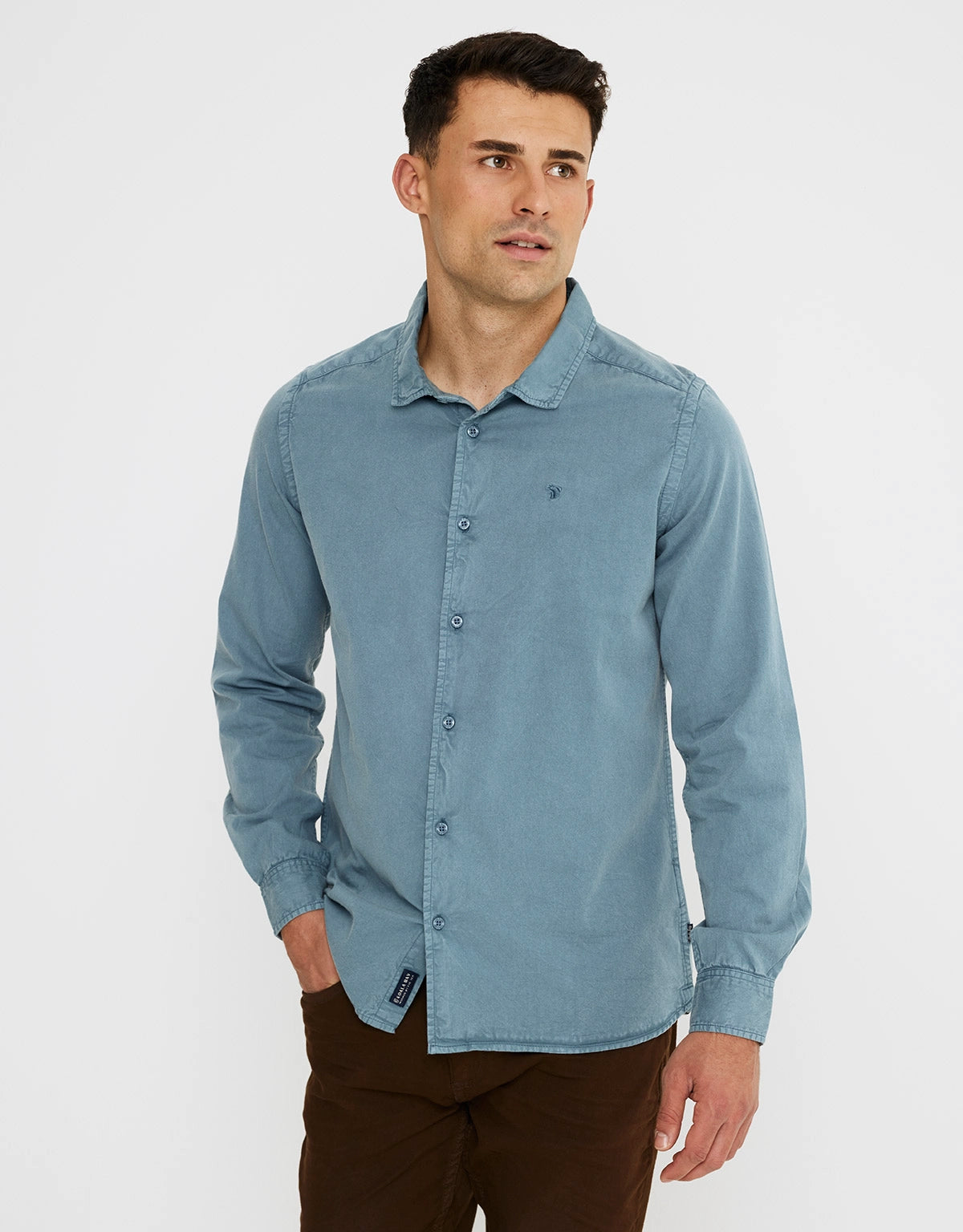 Camisa Manga Larga Algodón - Bacton 