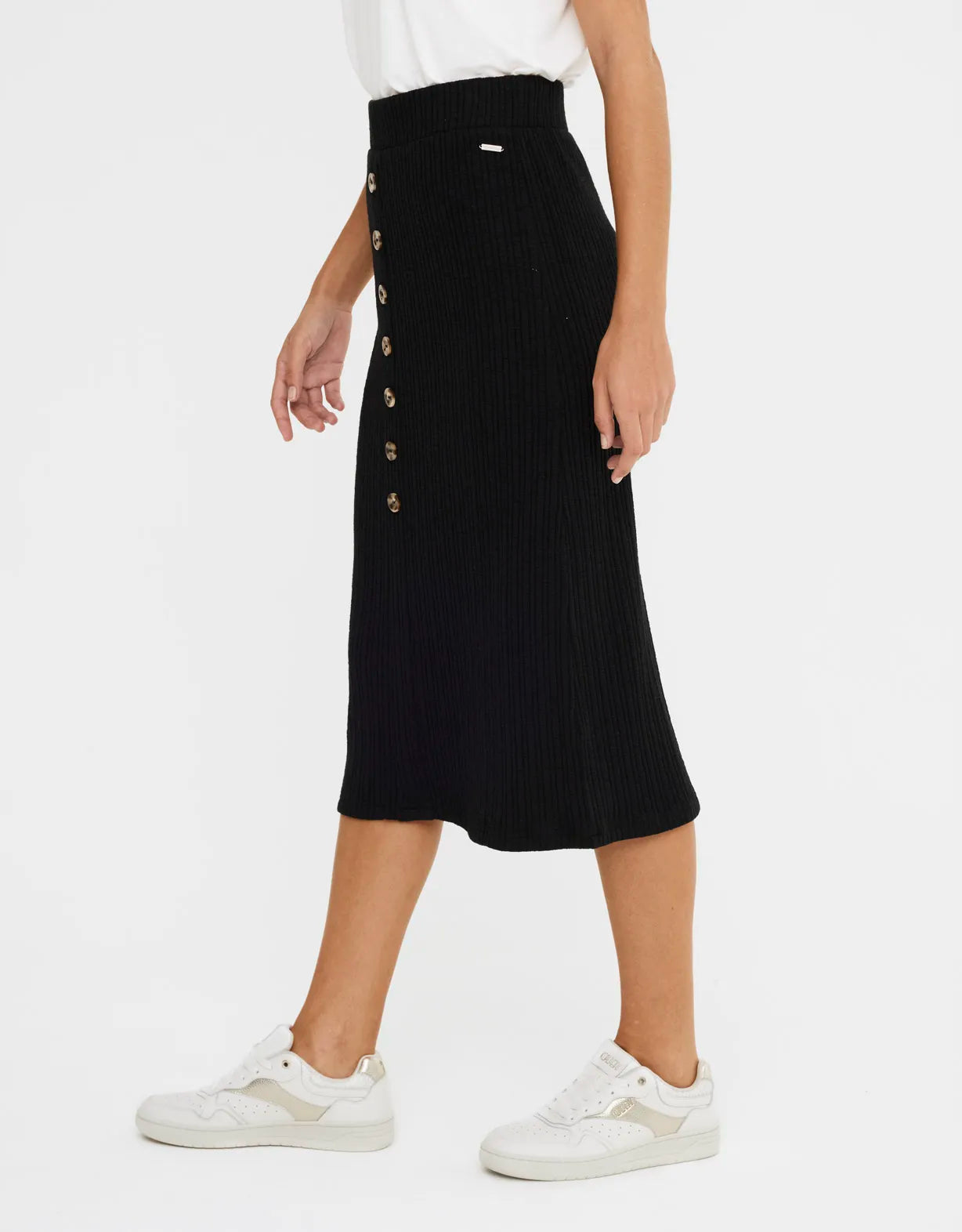 Falda Midi Negro - Filba 3